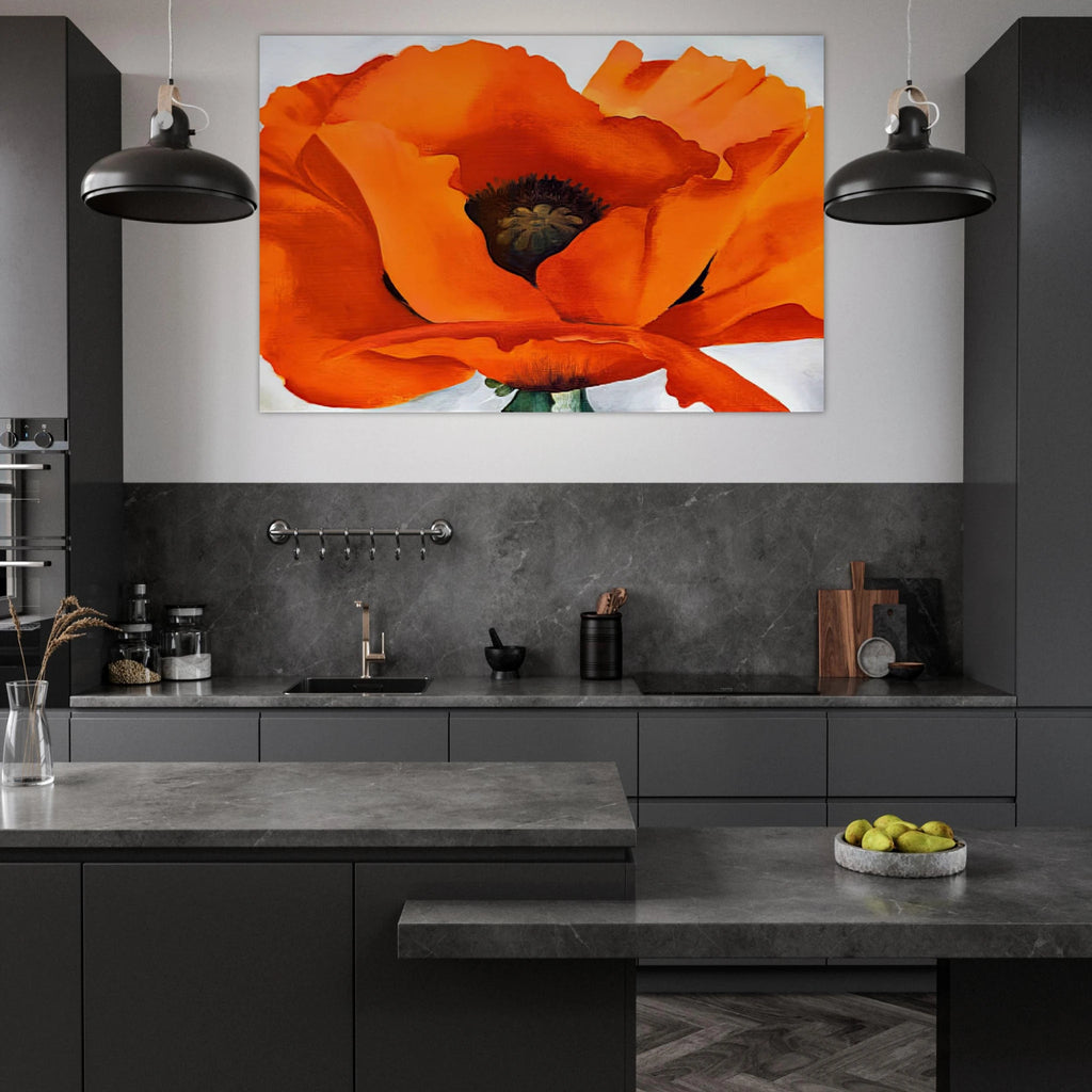 Red Poppy Poster | Georgia O'Keeffe Poster | Georgia O Keeffe Prints