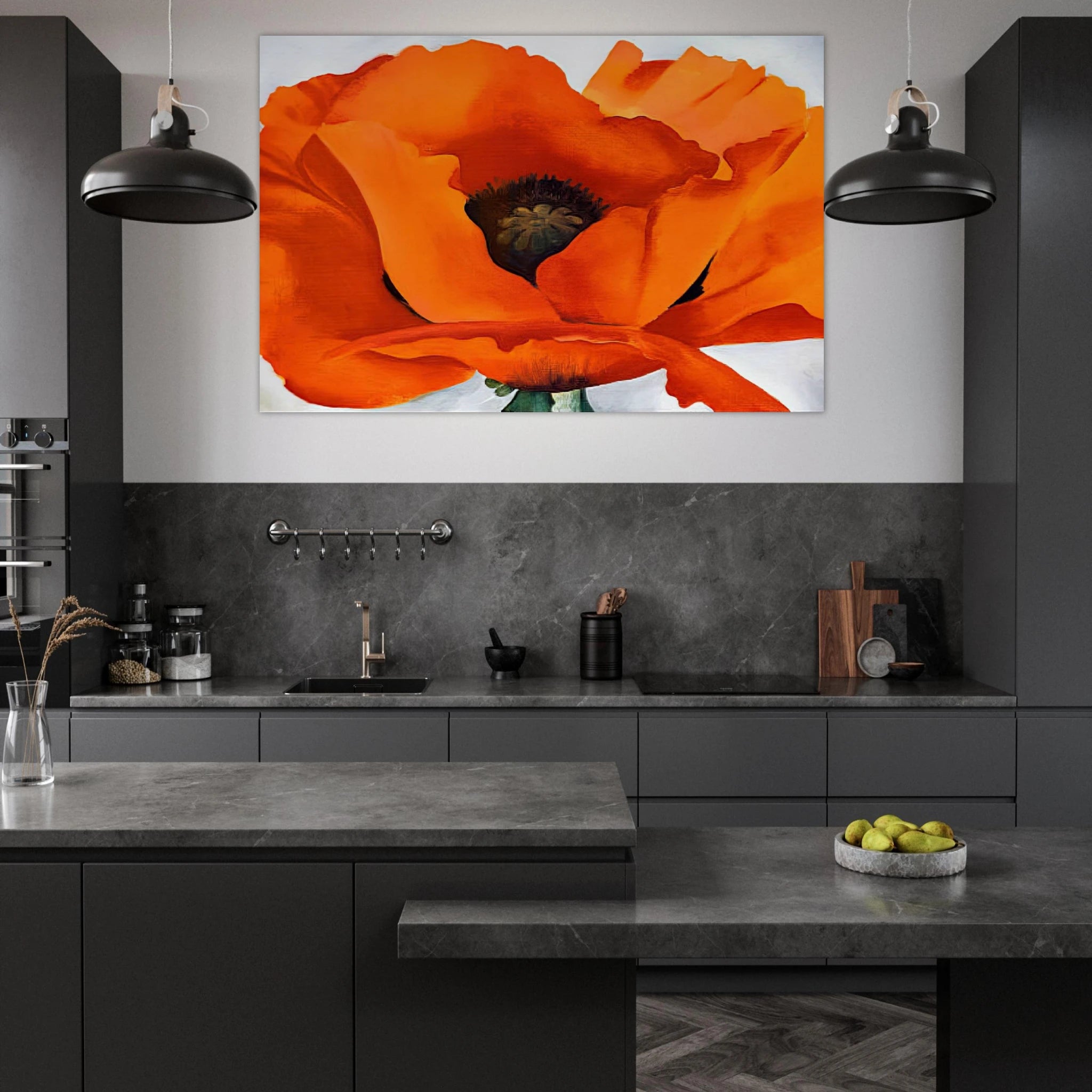 Red Poppy Poster | Georgia O'Keeffe Poster | Georgia O Keeffe Prints
