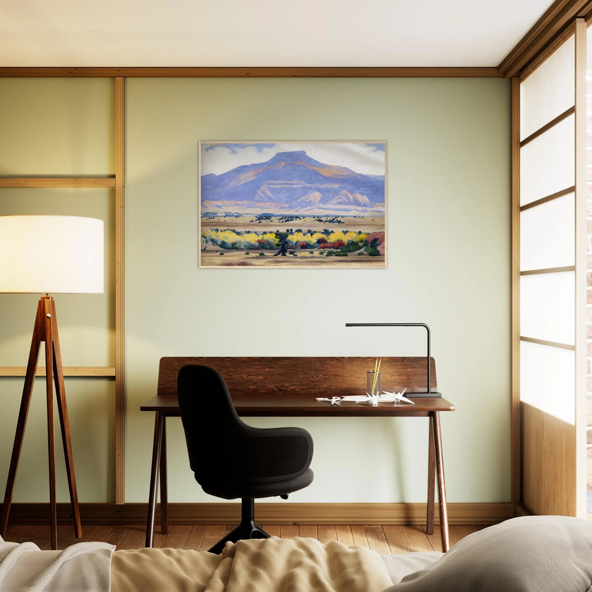 Pedernal Framed Poster | Georgia O'Keeffe Framed Prints Wall Art | Georgia O Keeffe Prints