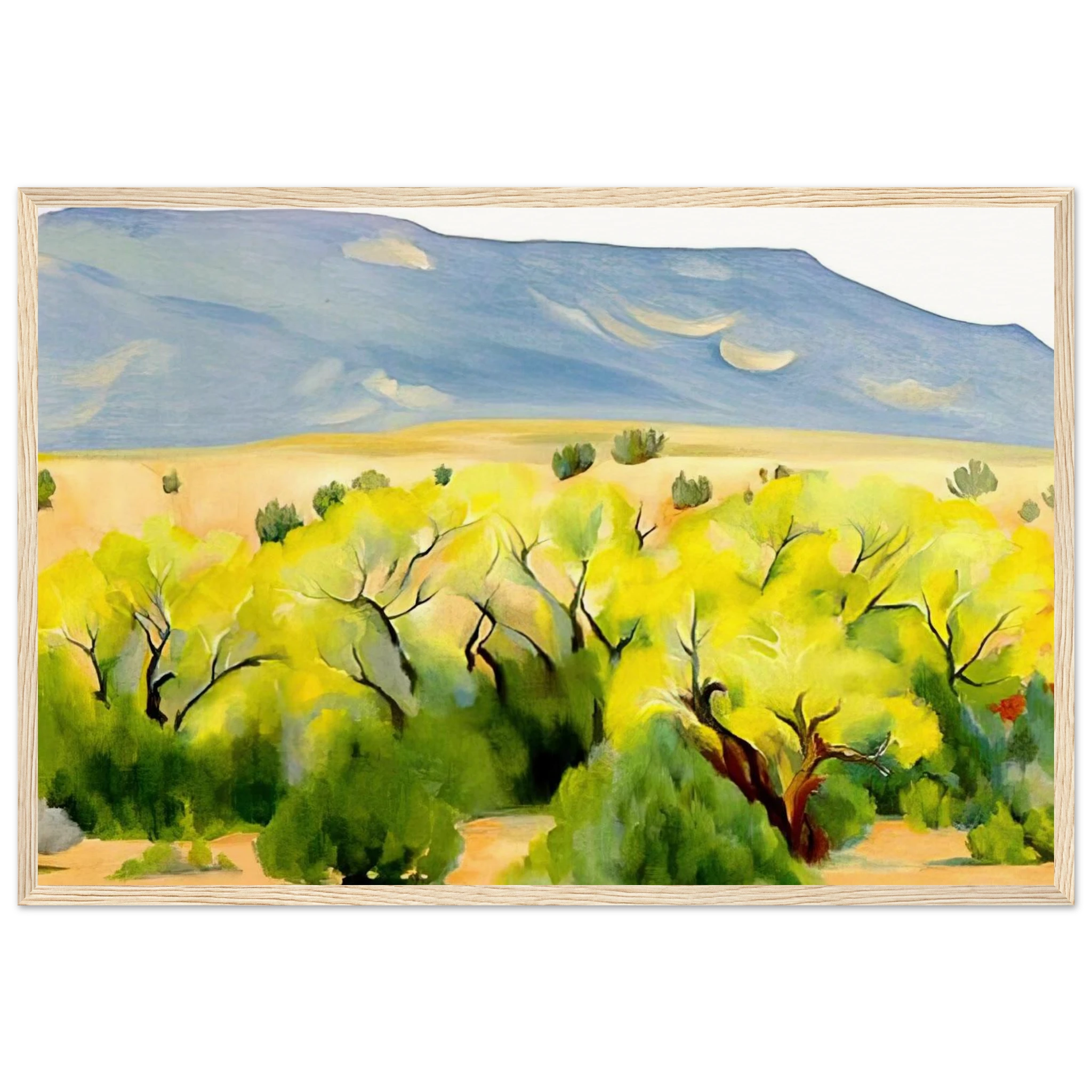 Cottonwood III Framed Poster | Georgia O'Keeffe Framed Prints Wall Art | Georgia O Keeffe Prints