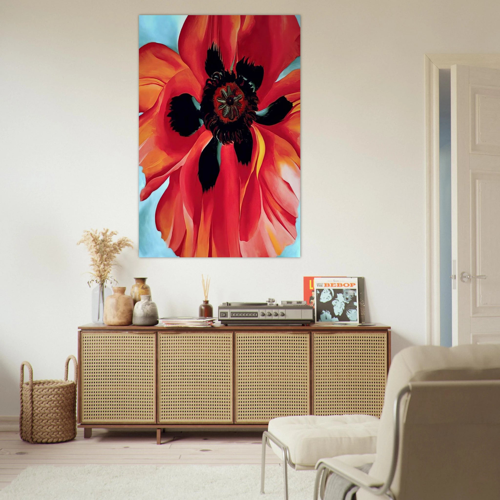 Red Poppy VI Poster | Georgia O'Keeffe Poster | Georgia O Keeffe Prints
