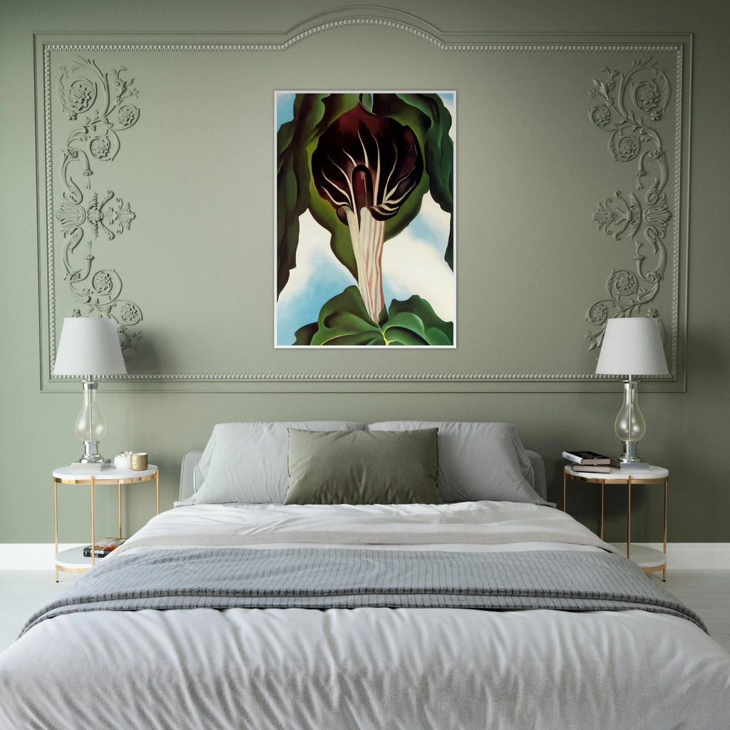 Jack-in-the-Pulpit III Framed Poster | Georgia O'Keeffe Framed Prints Wall Art | Georgia O Keeffe Prints