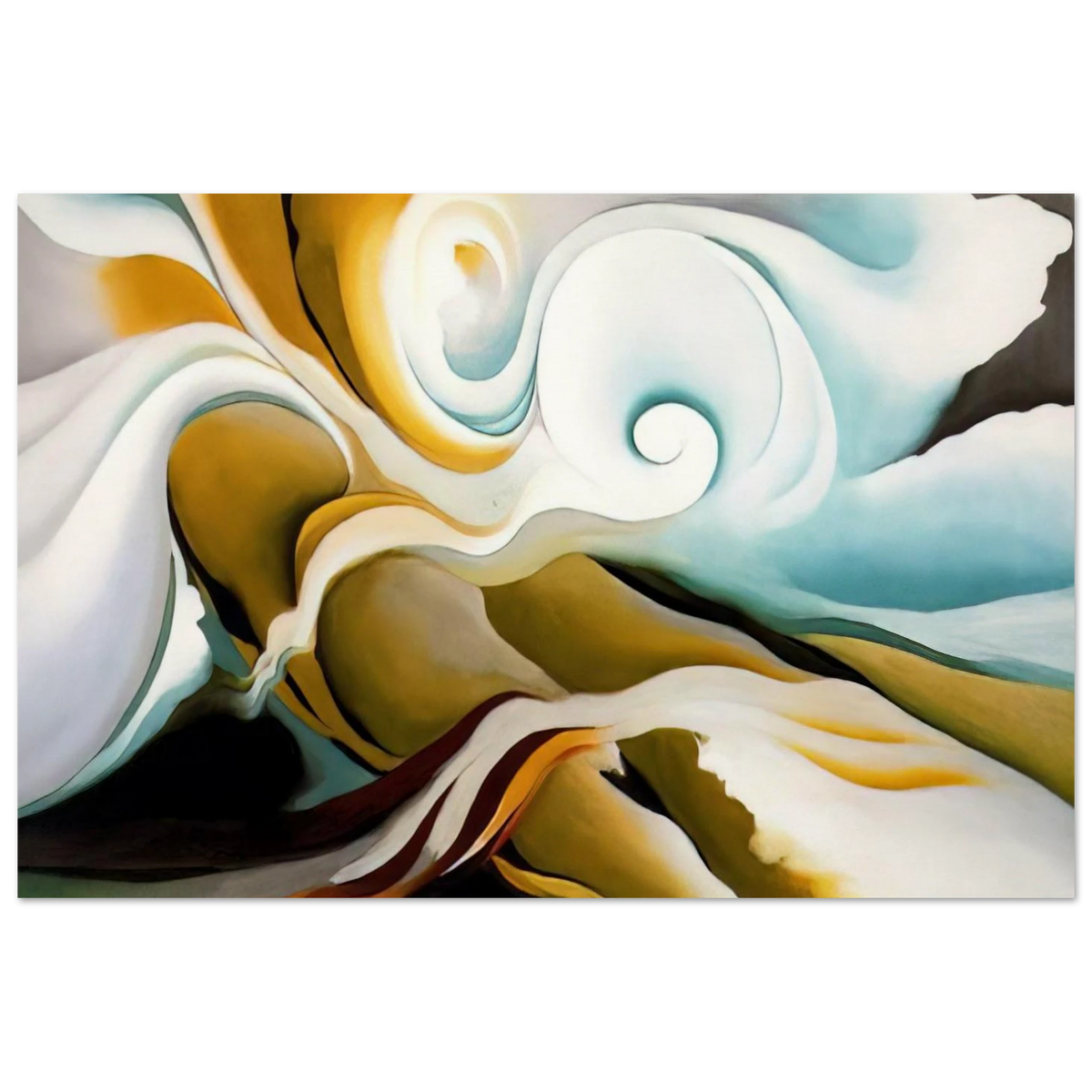 Nature Forms Gasp Poster | Georgia O'Keeffe Poster | Georgia O Keeffe Prints