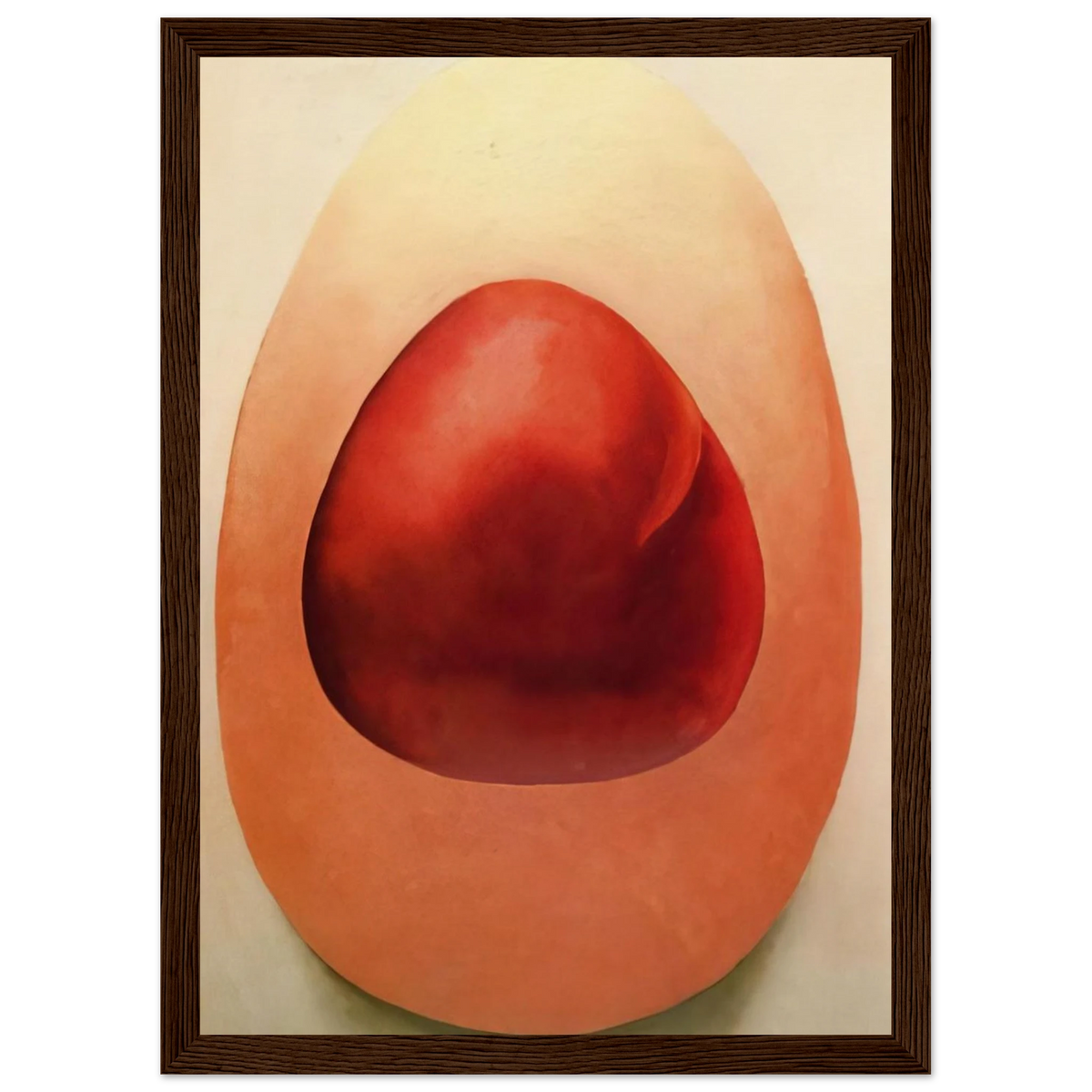 Red and Pink Rocks Framed Poster | Georgia O'Keeffe Framed Prints Wall Art | Georgia O Keeffe Prints