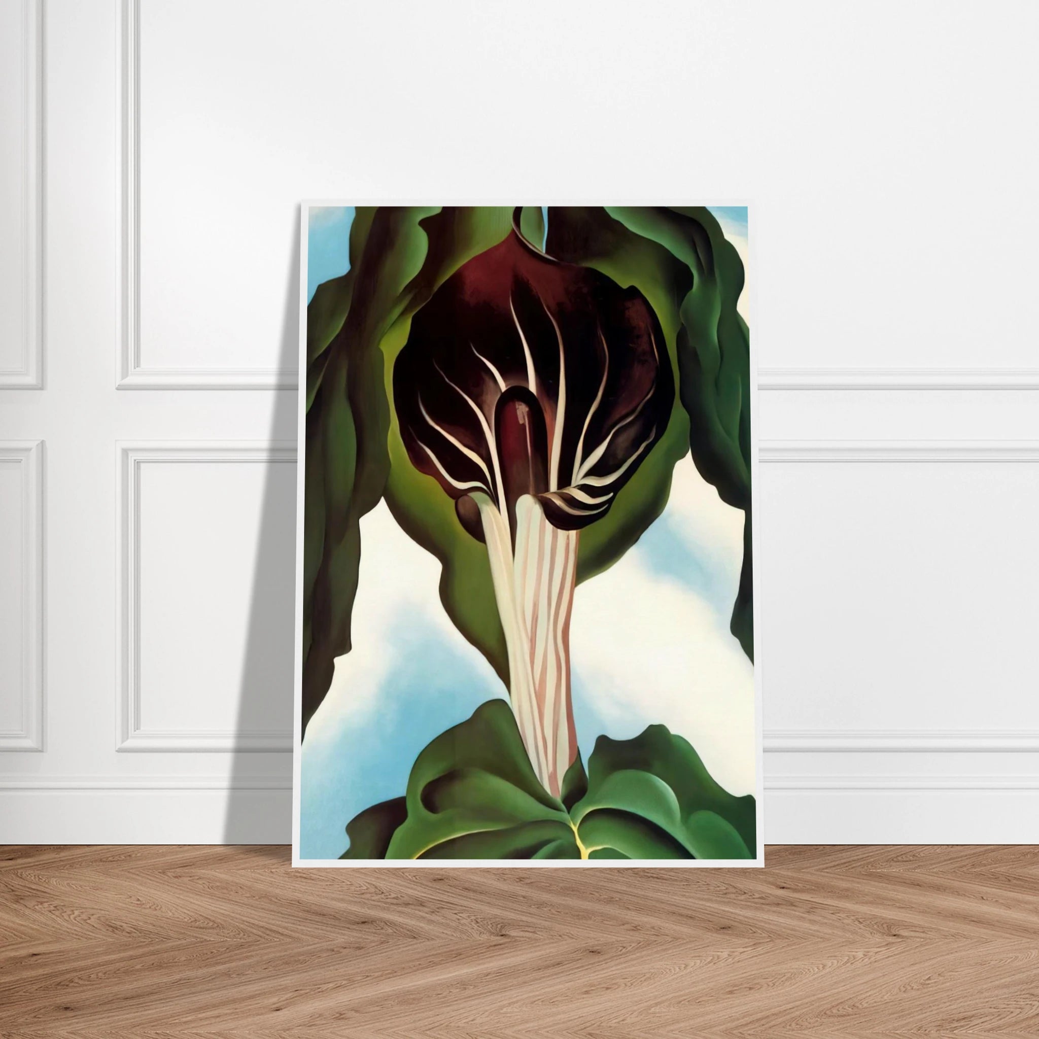 Jack-in-the-Pulpit III Framed Poster | Georgia O'Keeffe Framed Prints Wall Art | Georgia O Keeffe Prints