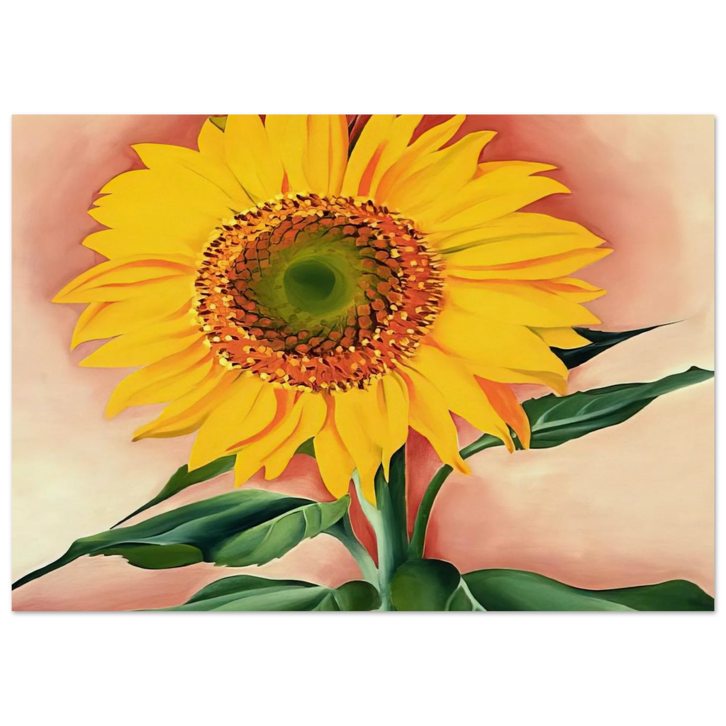 A Sunflower from Maggie Poster | Georgia O'Keeffe Poster | Georgia O Keeffe Prints