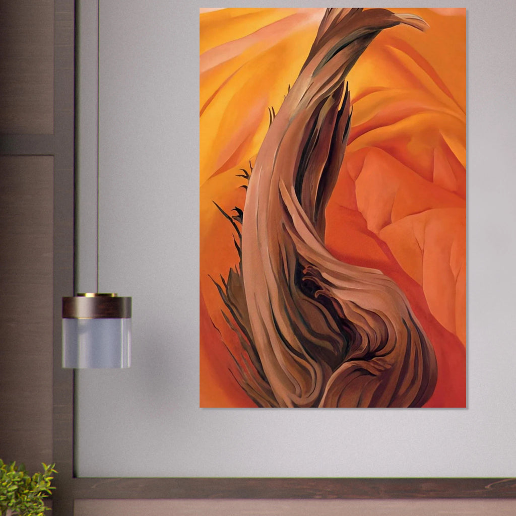 Stump in Red Hills Poster | Georgia O'Keeffe Poster | Georgia O Keeffe Prints