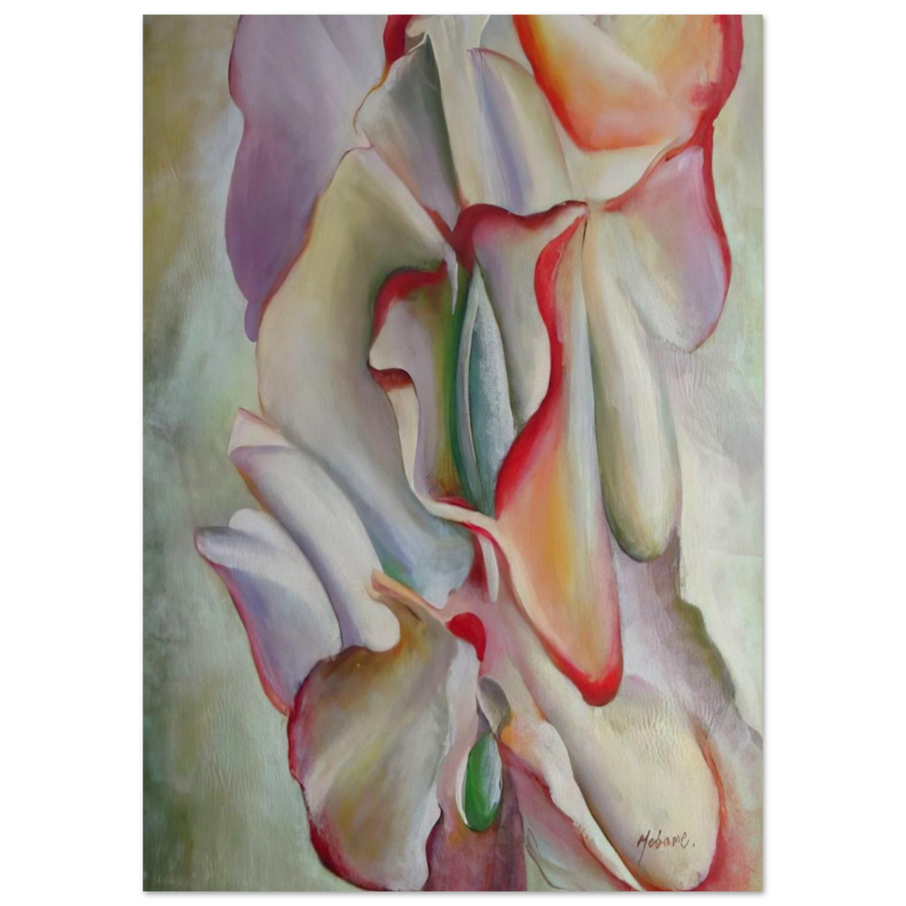 Pink Sweet Peas Poster | Georgia O'Keeffe Poster | Georgia O Keeffe Prints