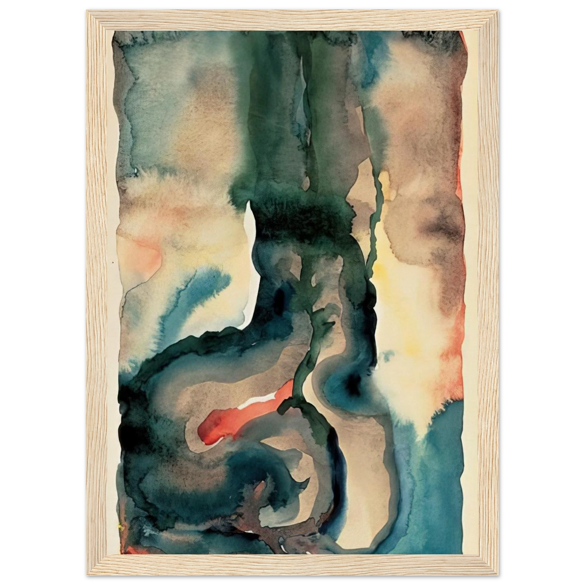 Portrait No. III Framed Poster | Georgia O'Keeffe Framed Prints Wall Art | Georgia O Keeffe Prints