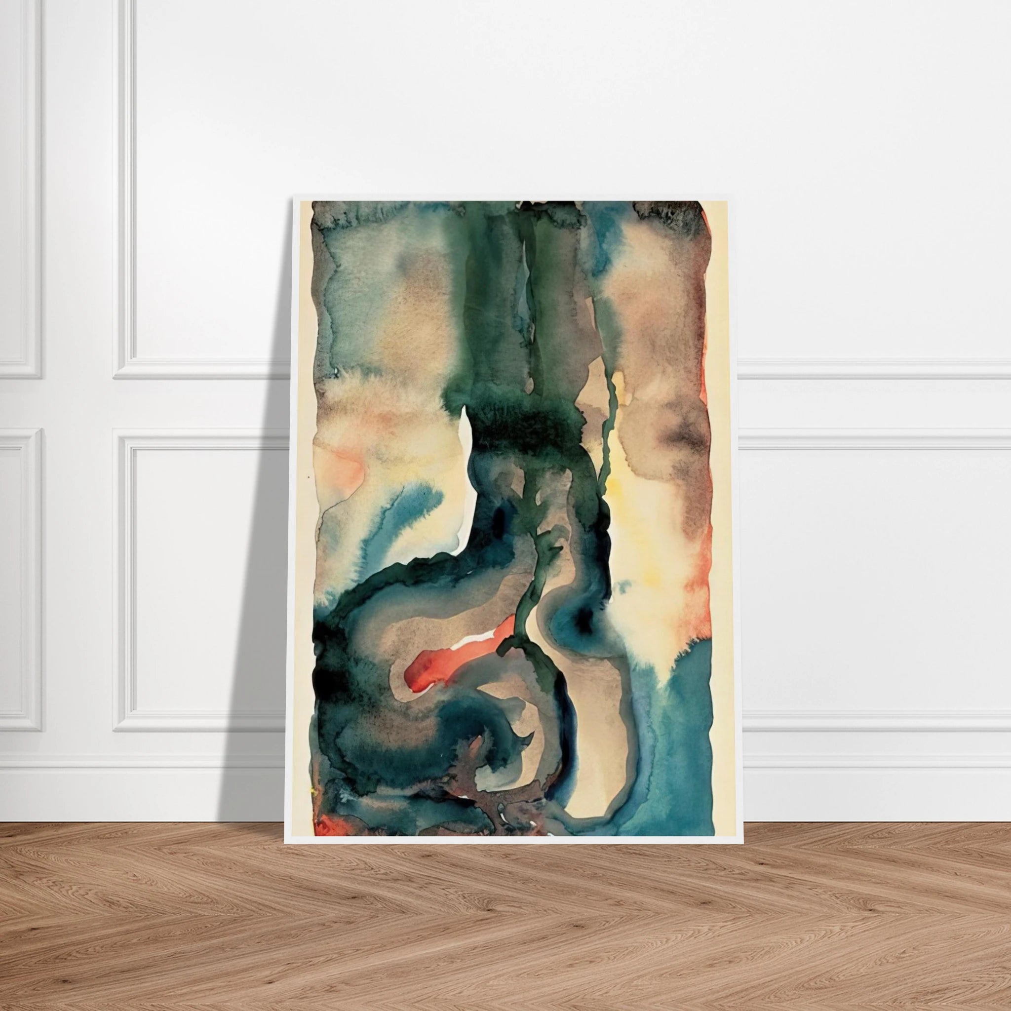 Portrait No. III Framed Poster | Georgia O'Keeffe Framed Prints Wall Art | Georgia O Keeffe Prints
