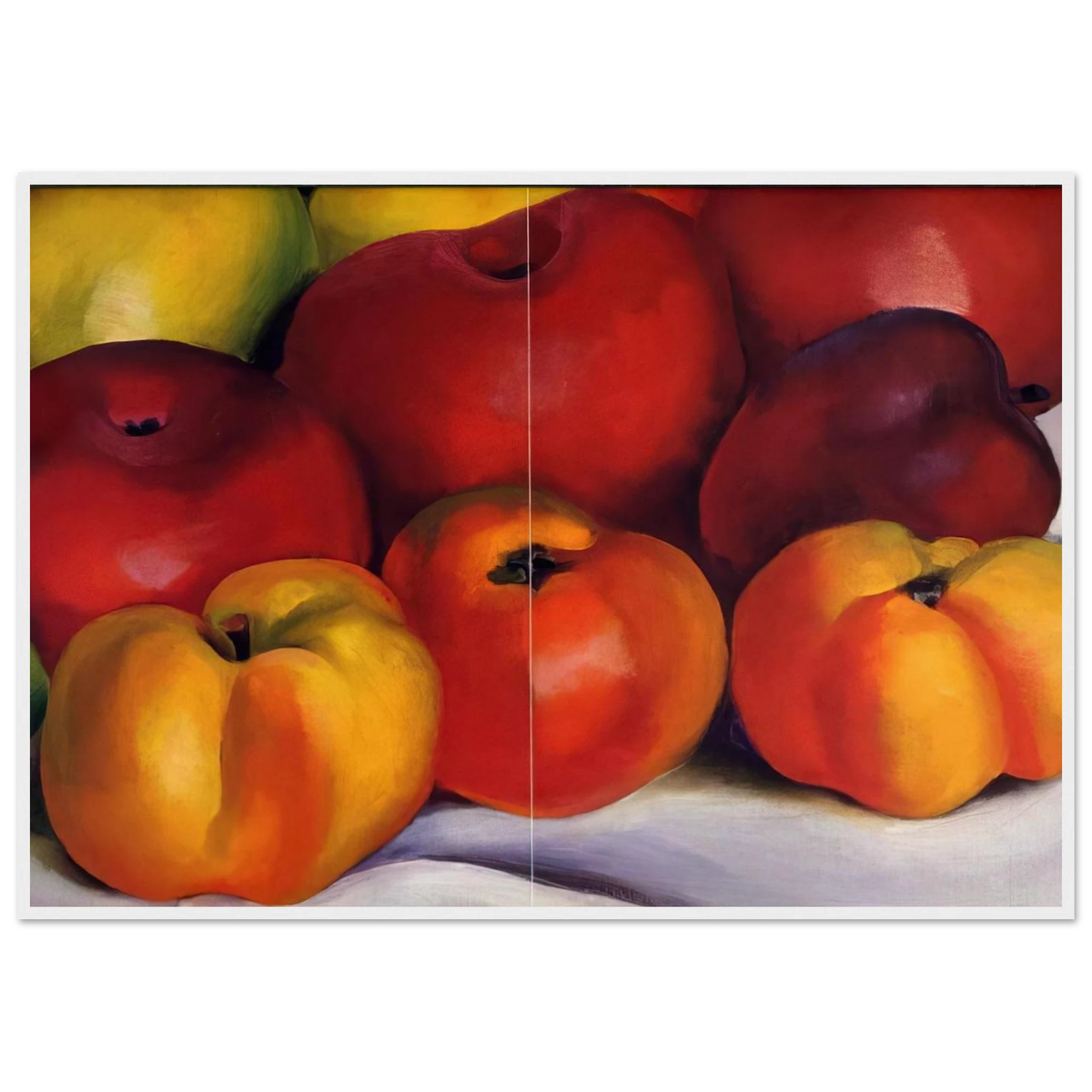 Apple Family Framed Poster | Georgia O'Keeffe Framed Prints Wall Art | Georgia O Keeffe Prints