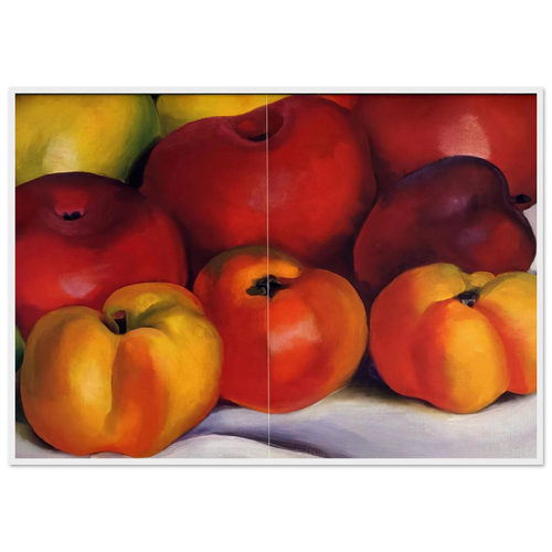 Apple Family Framed Poster | Georgia O'Keeffe Framed Prints Wall Art | Georgia O Keeffe Prints