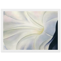 Morning Glory with Black Framed Poster | Georgia O'Keeffe Framed Prints Wall Art | Georgia O Keeffe Prints