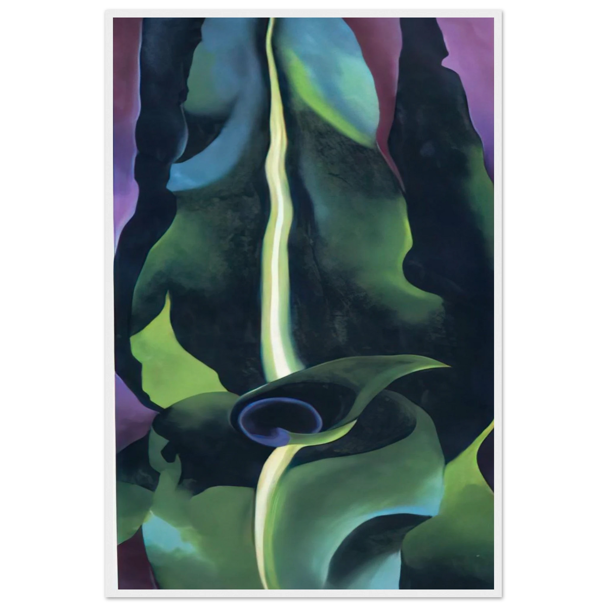 Corn, Dark I Framed Poster | Georgia O'Keeffe Framed Prints Wall Art | Georgia O Keeffe Prints
