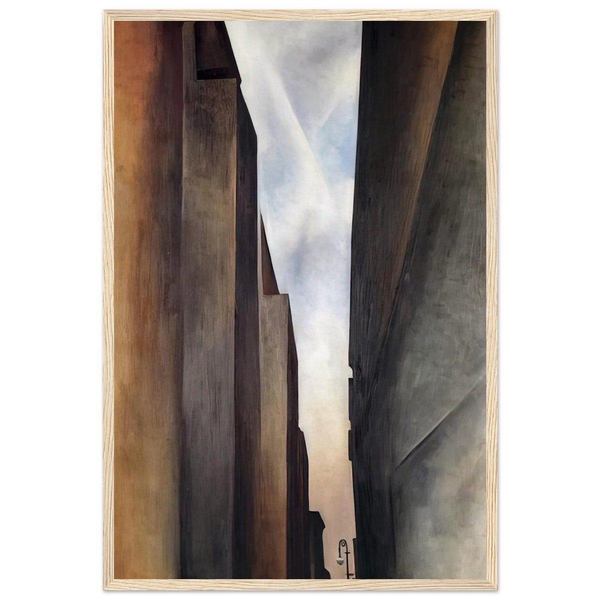 Street of New York II Framed Poster | Georgia O'Keeffe Framed Prints Wall Art | Georgia O Keeffe Prints