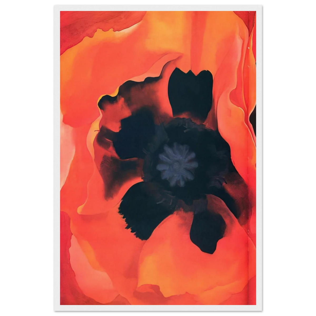 Poppy 2 Framed Poster | Georgia O'Keeffe Framed Prints Wall Art | Georgia O Keeffe Prints