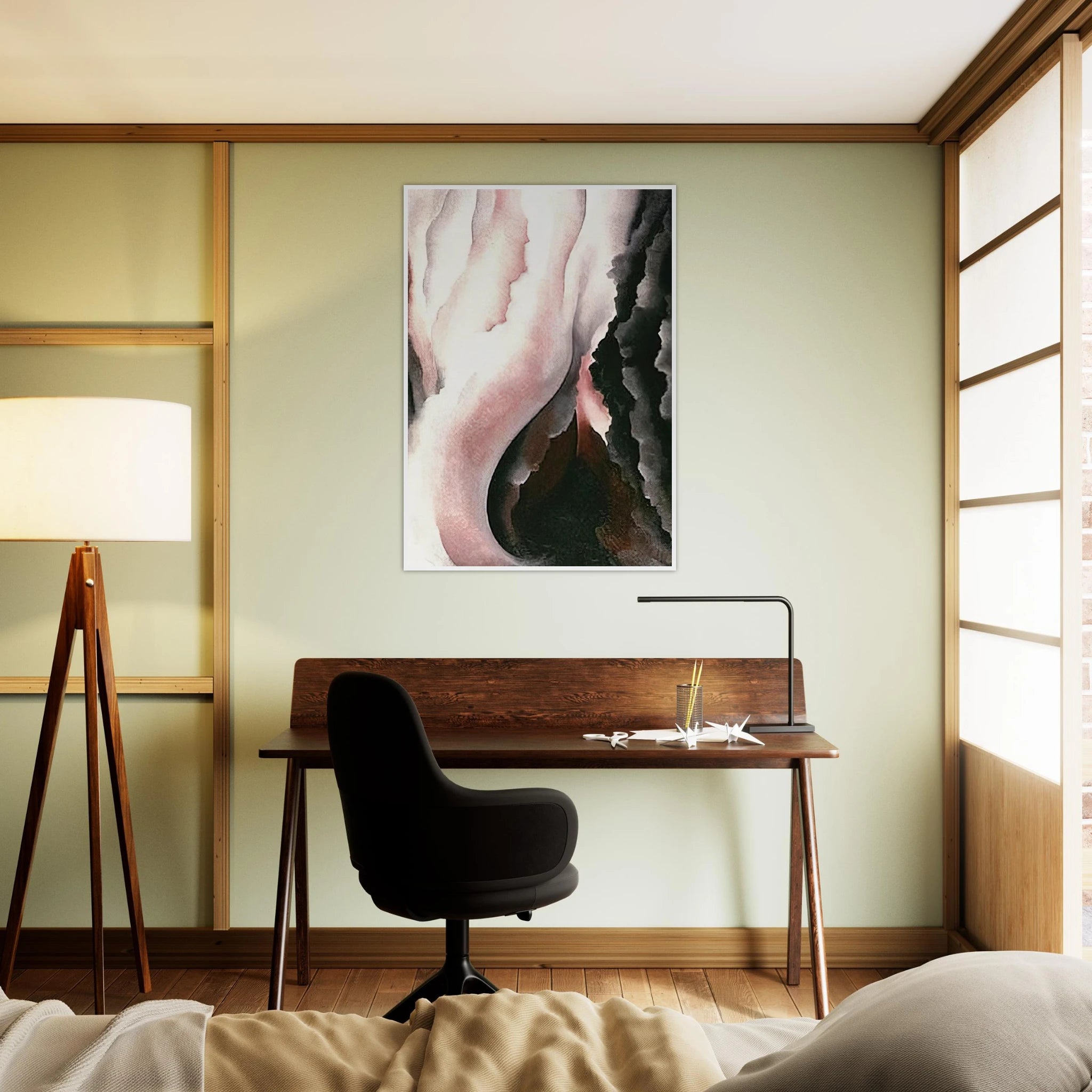 Dark Iris ?2 Framed Poster | Georgia O'Keeffe Framed Prints Wall Art | Georgia O Keeffe Prints