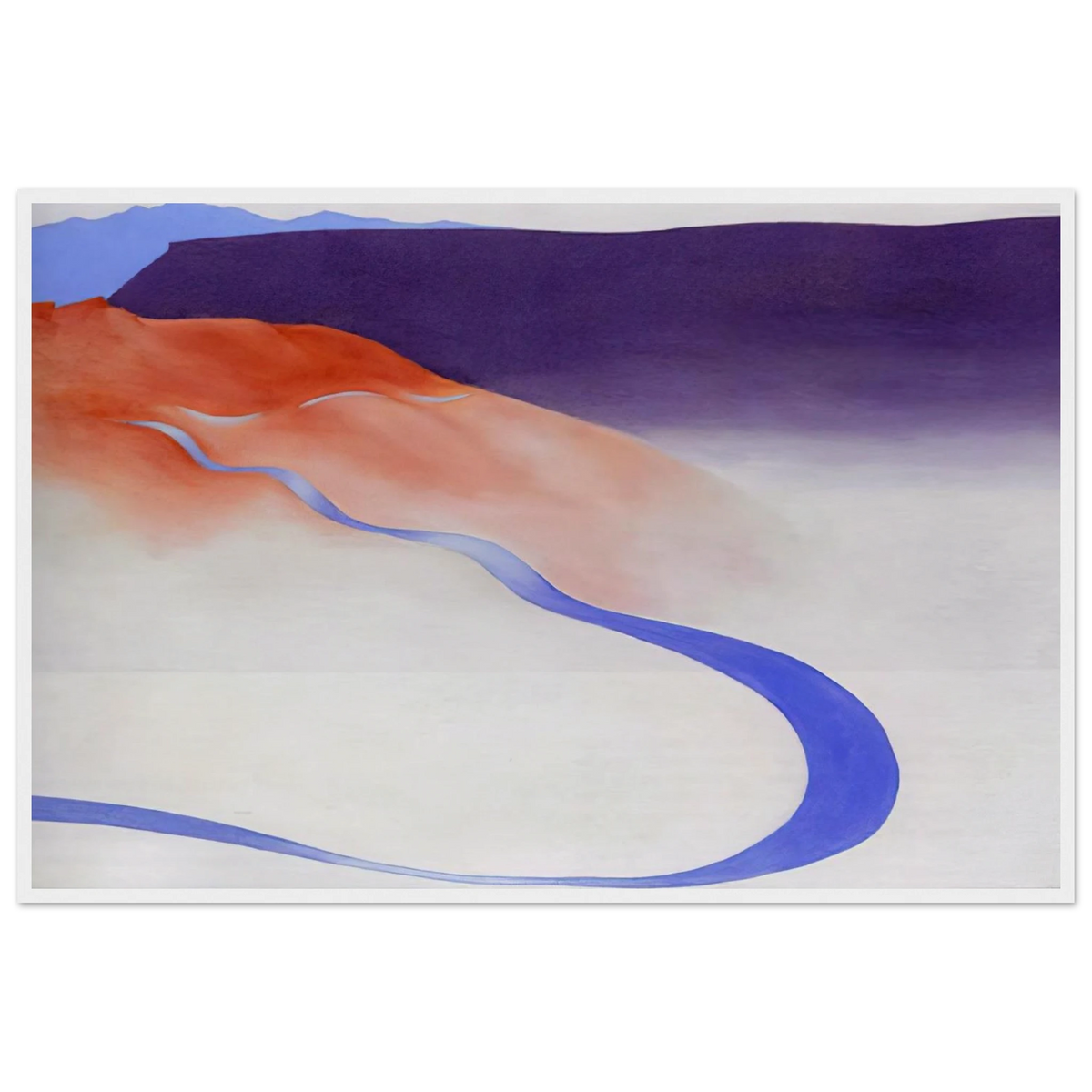 Road to the Ranch Framed Poster | Georgia O'Keeffe Framed Prints Wall Art | Georgia O Keeffe Prints