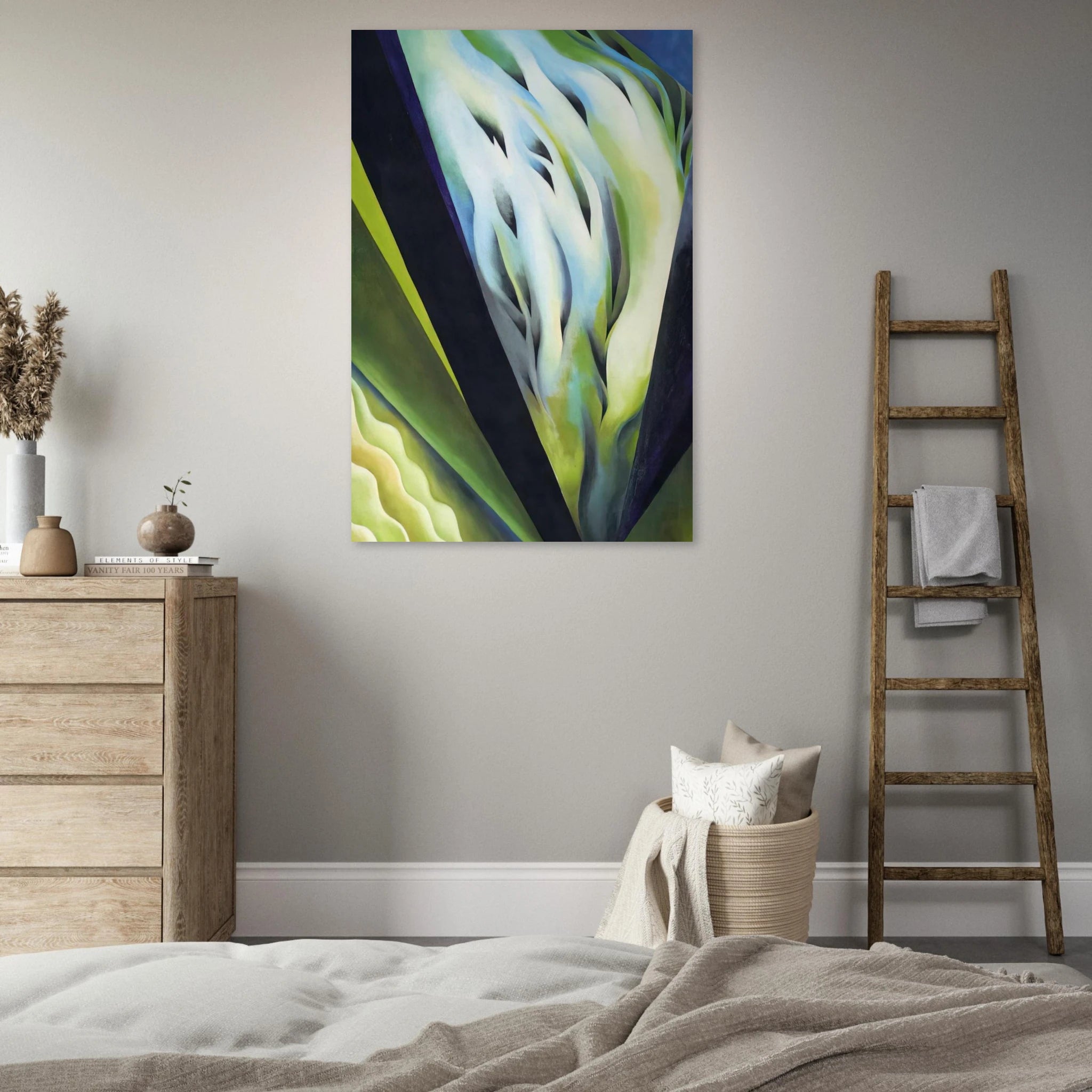 Blue and Green Music Poster | Georgia O'Keeffe Poster | Georgia O Keeffe Prints