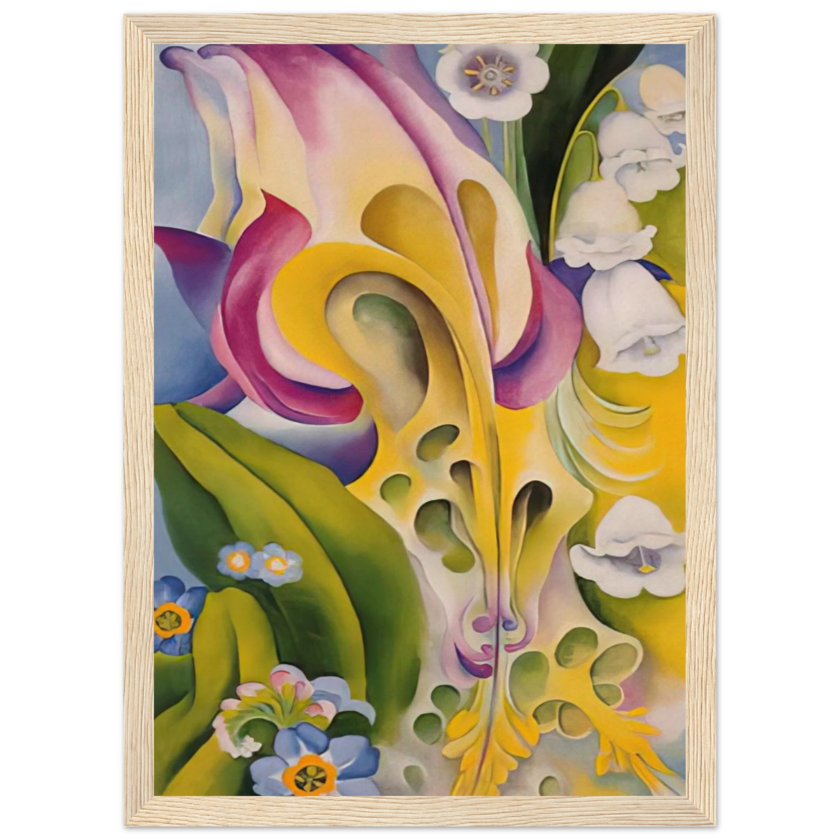 From the Old Garden No 2 Framed Poster | Georgia O'Keeffe Framed Prints Wall Art | Georgia O Keeffe Prints