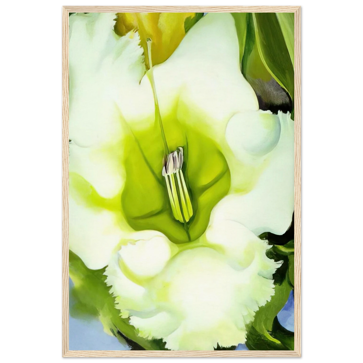 Cup Of Silver Ginger Framed Poster | Georgia O'Keeffe Framed Prints Wall Art | Georgia O Keeffe Prints