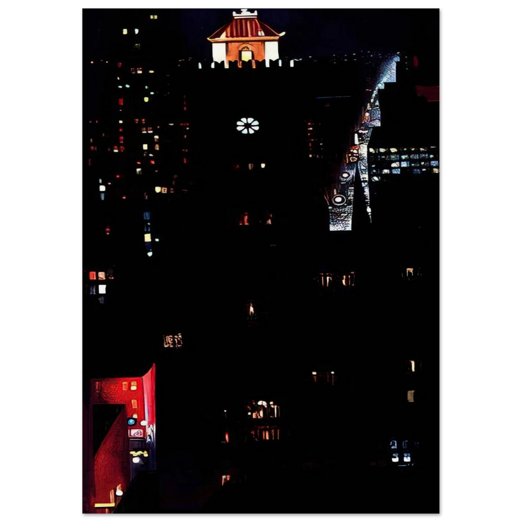 New York Night Poster | Georgia O'Keeffe Poster | Georgia O Keeffe Prints