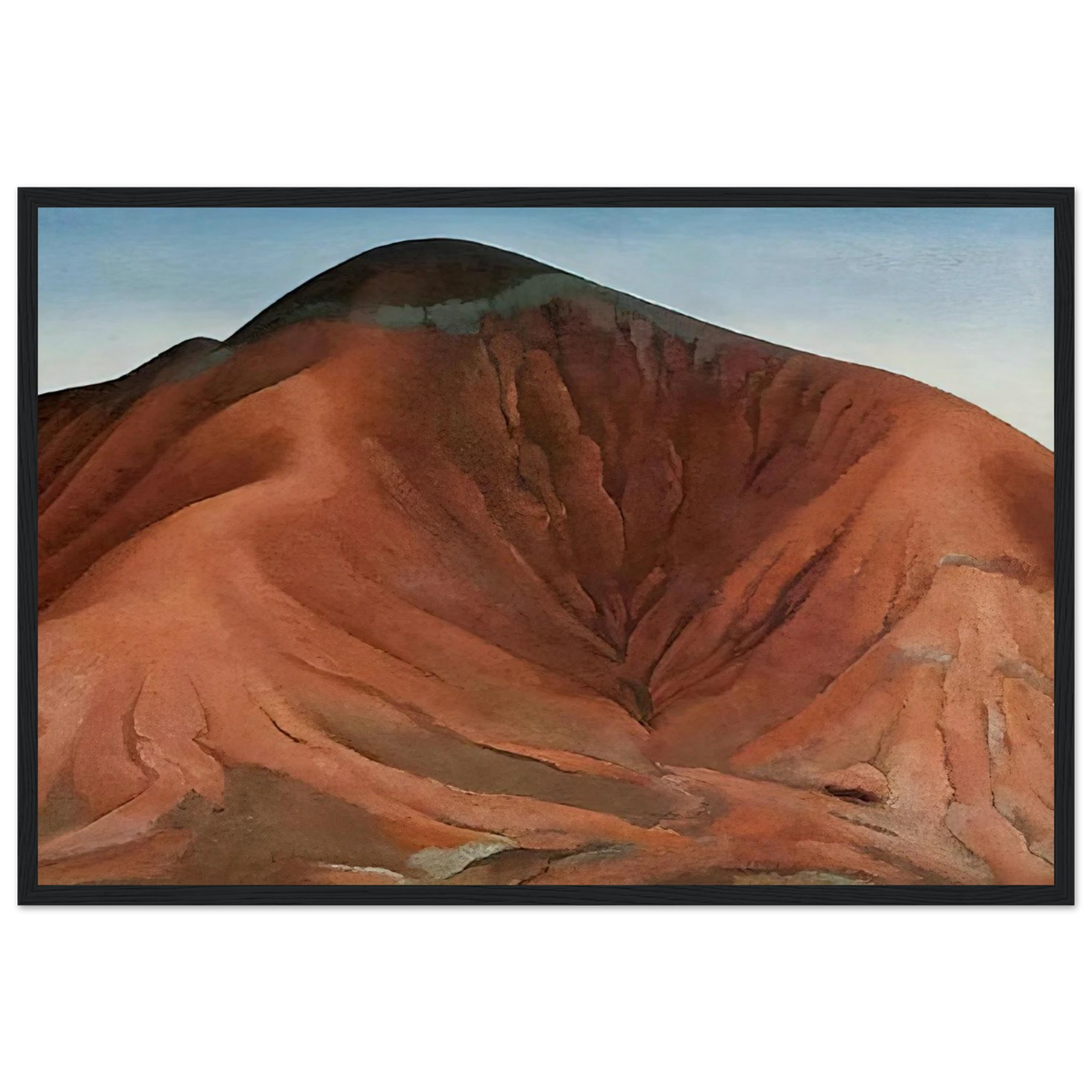 Small Purple Hills Framed Poster | Georgia O'Keeffe Framed Prints Wall Art | Georgia O Keeffe Prints