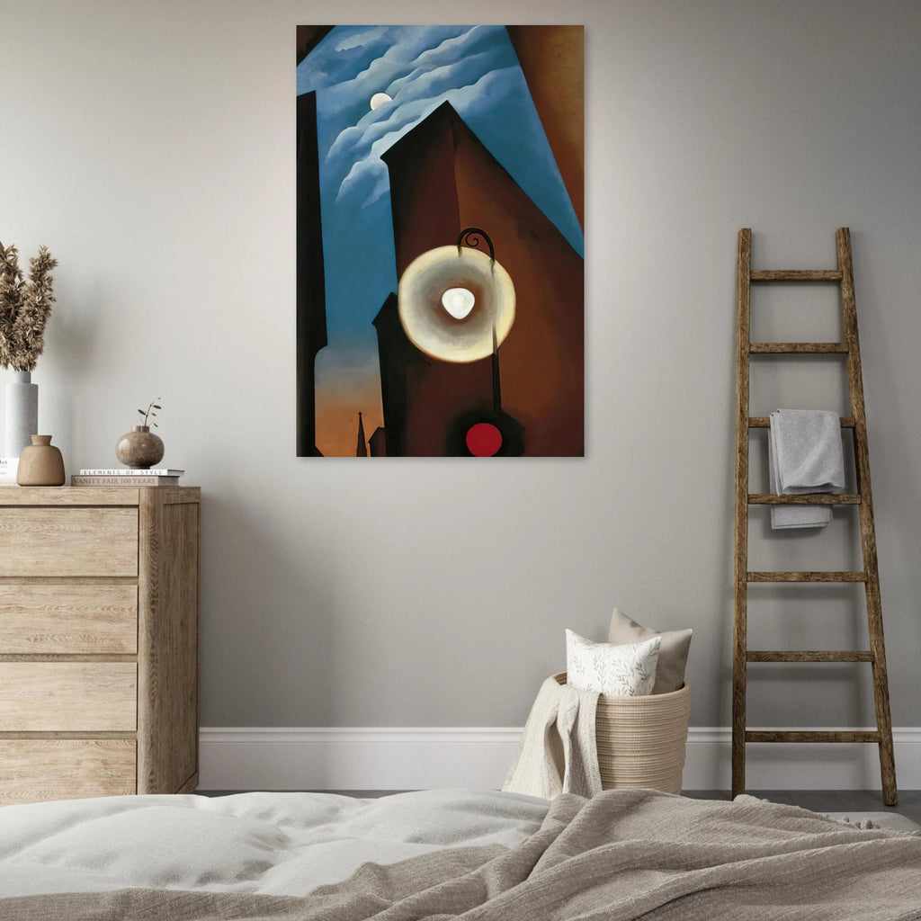 New York with Moon Poster | Georgia O'Keeffe Poster | Georgia O Keeffe Prints