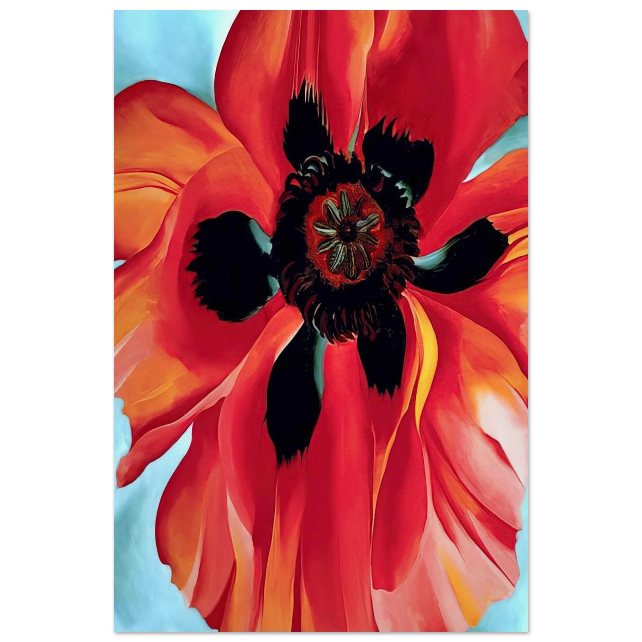 Red Poppy VI Poster | Georgia O'Keeffe Poster | Georgia O Keeffe Prints