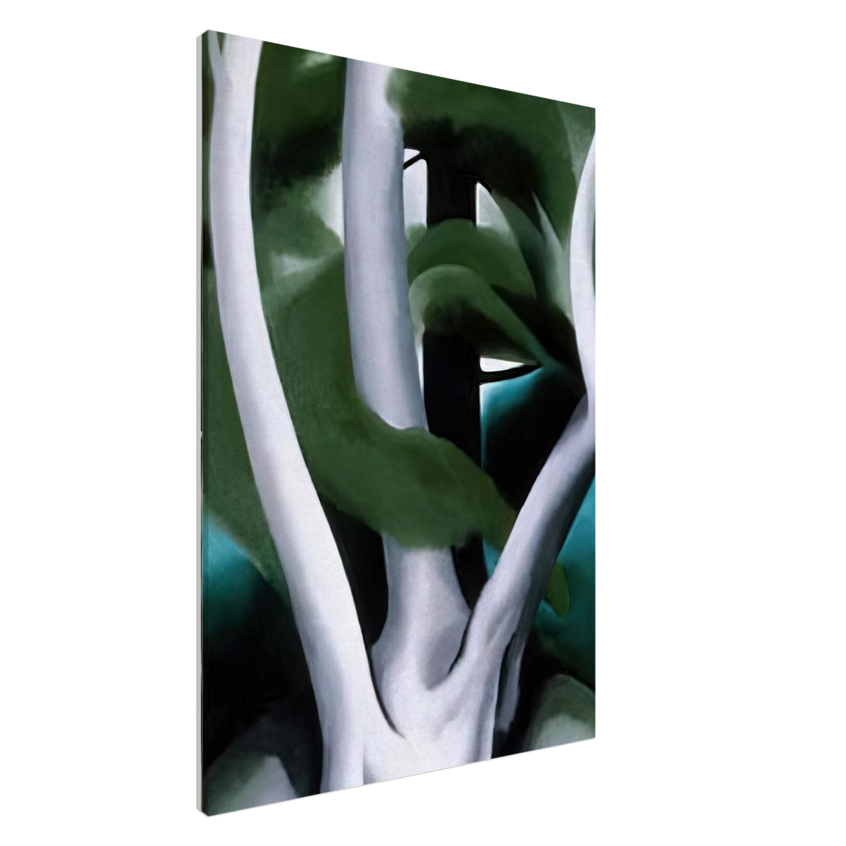 Birch and Pine Tree No. 1 Canvas | Georgia O'Keeffe Canvas | Georgia O Keeffe Prints