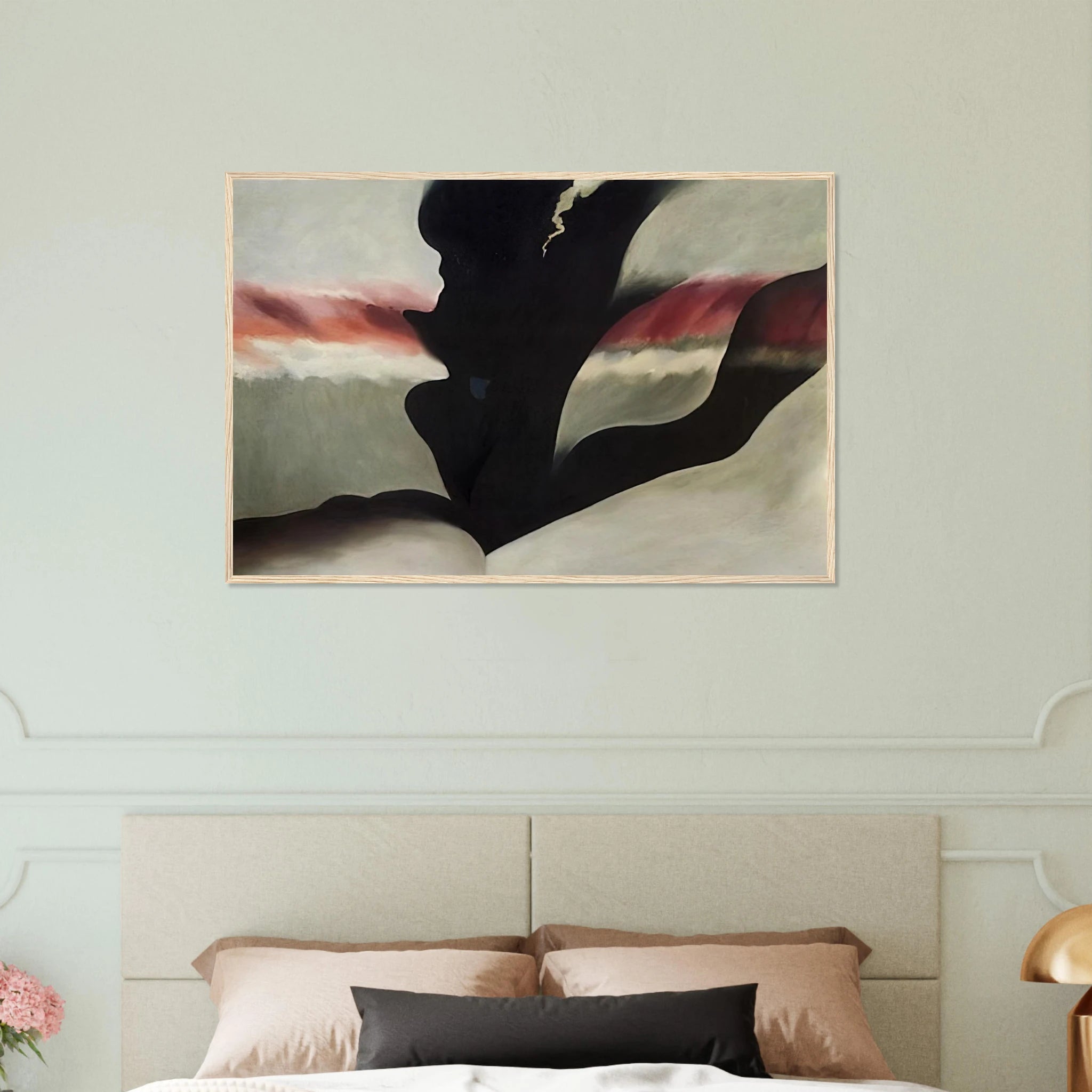 Black Place Green Framed Poster | Georgia O'Keeffe Framed Prints Wall Art | Georgia O Keeffe Prints