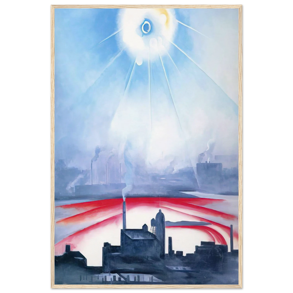 East River No 1 Framed Poster | Georgia O'Keeffe Framed Prints Wall Art | Georgia O Keeffe Prints