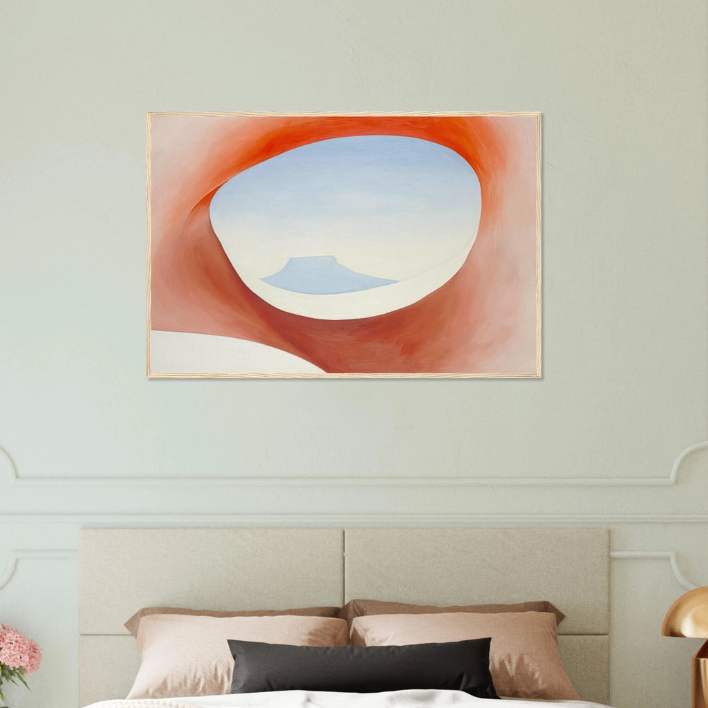Pedernal - From the Ranch I Framed Poster | Georgia O'Keeffe Framed Prints Wall Art | Georgia O Keeffe Prints