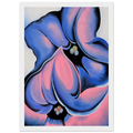 Purple Petunia Framed Poster | Georgia O'Keeffe Framed Prints Wall Art | Georgia O Keeffe Prints