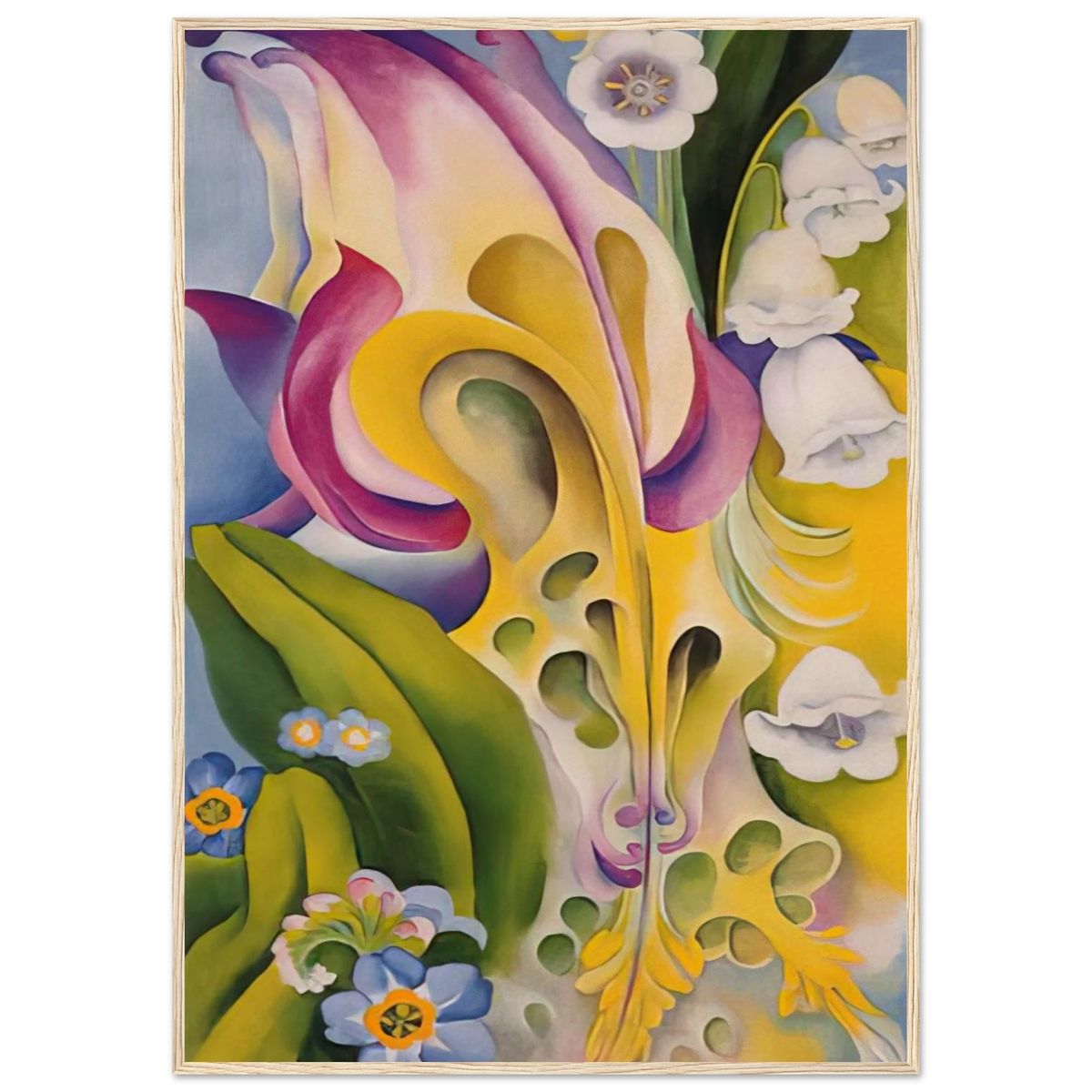 From the Old Garden No 2 Framed Poster | Georgia O'Keeffe Framed Prints Wall Art | Georgia O Keeffe Prints