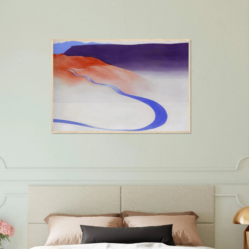 Road to the Ranch Framed Poster | Georgia O'Keeffe Framed Prints Wall Art | Georgia O Keeffe Prints