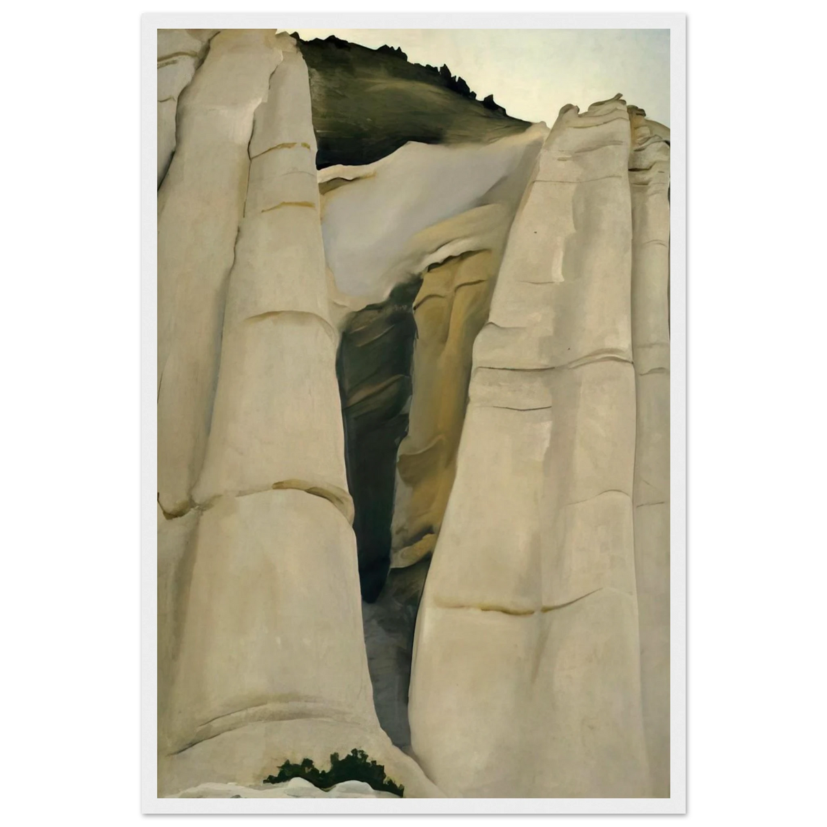 From the White Place Framed Poster | Georgia O'Keeffe Framed Prints Wall Art | Georgia O Keeffe Prints