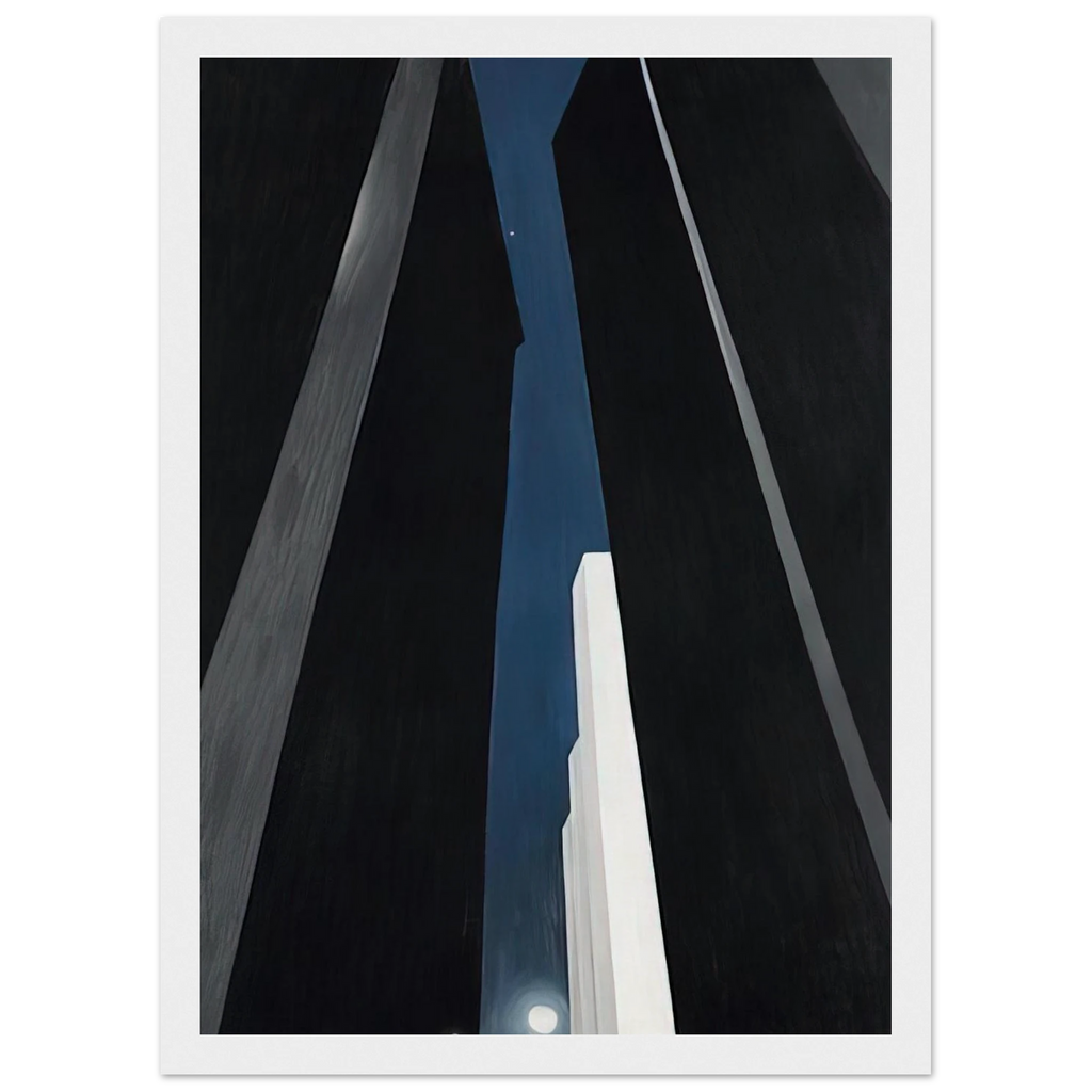 City Night Framed Poster | Georgia O'Keeffe Framed Prints Wall Art | Georgia O Keeffe Prints