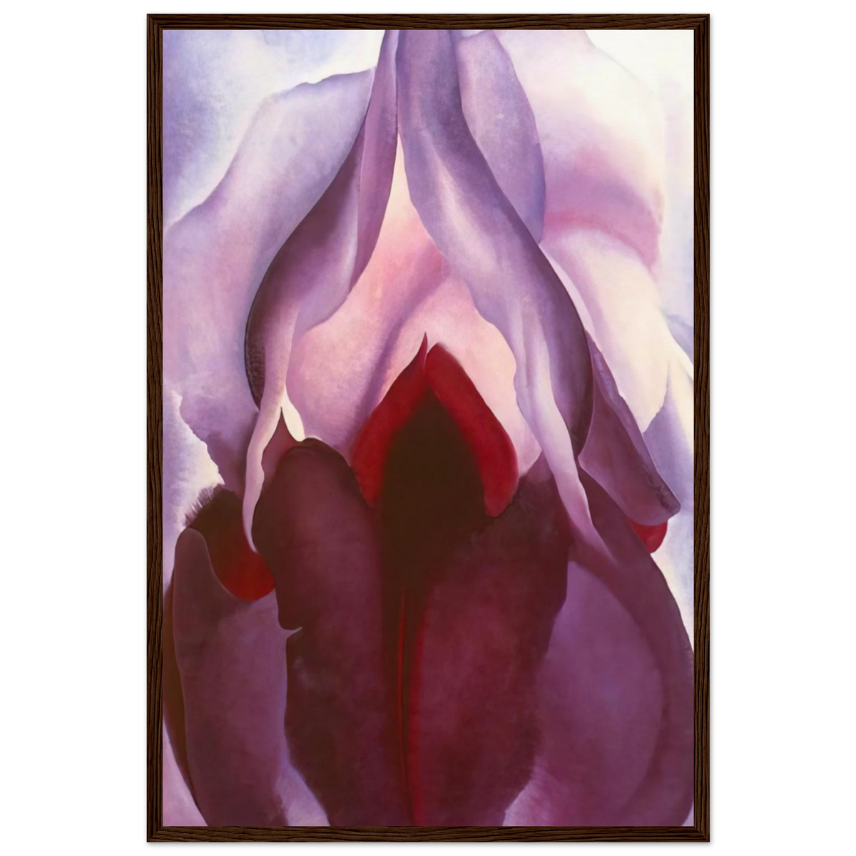 Flower of Life II Framed Poster | Georgia O'Keeffe Framed Prints Wall Art | Georgia O Keeffe Prints
