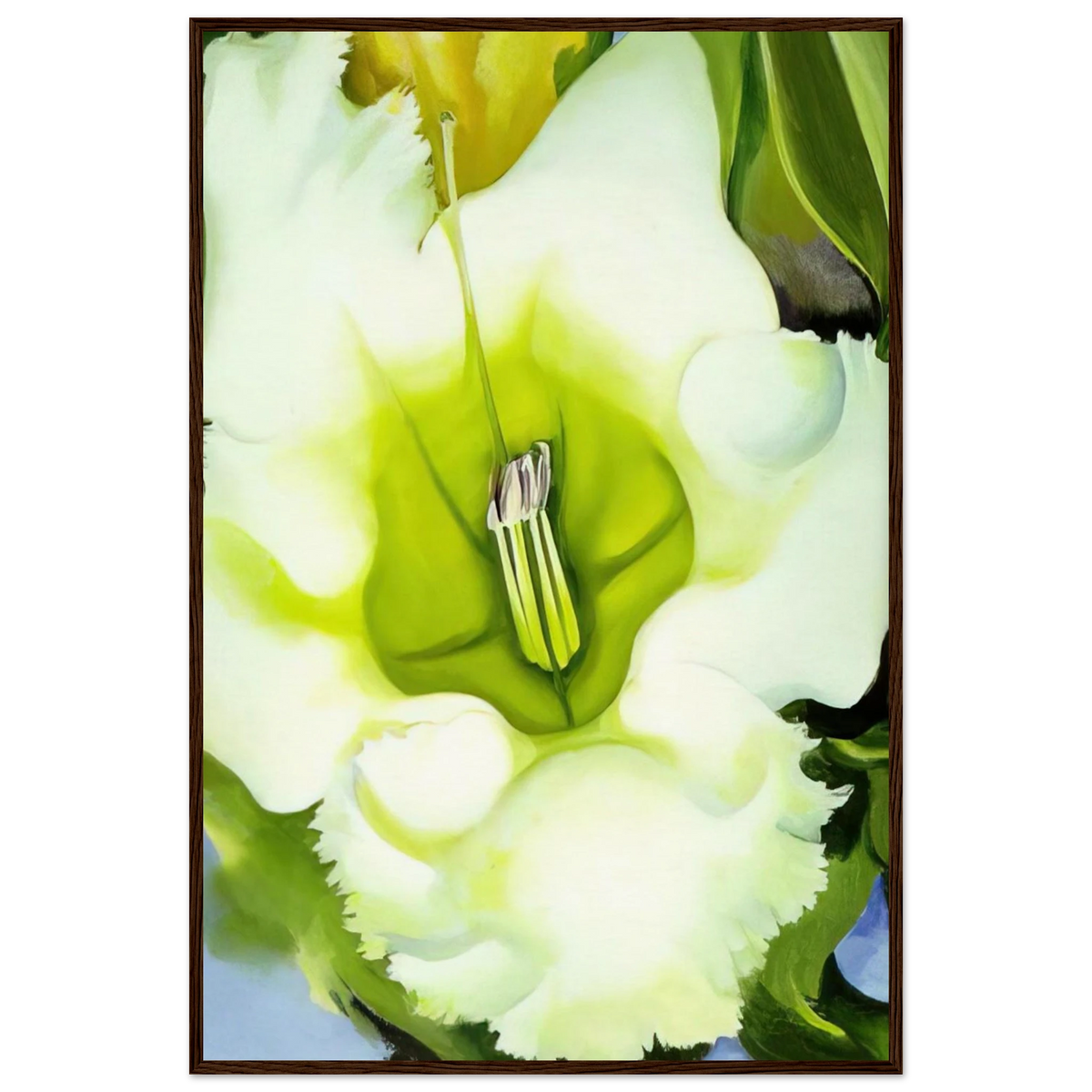 Cup Of Silver Ginger Framed Poster | Georgia O'Keeffe Framed Prints Wall Art | Georgia O Keeffe Prints