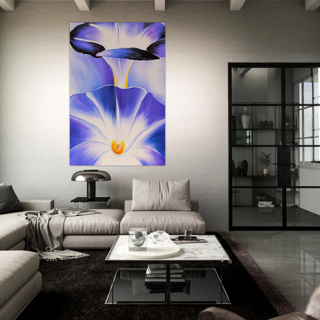 Blue Morning Glories Poster | Georgia O'Keeffe Poster | Georgia O Keeffe Prints