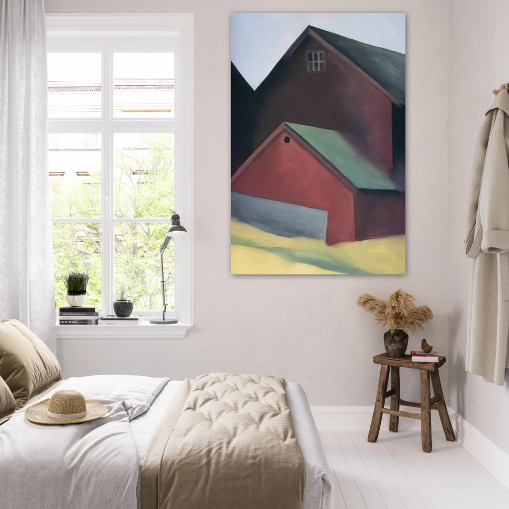 Ends Of Barns Poster | Georgia O'Keeffe Poster | Georgia O Keeffe Prints