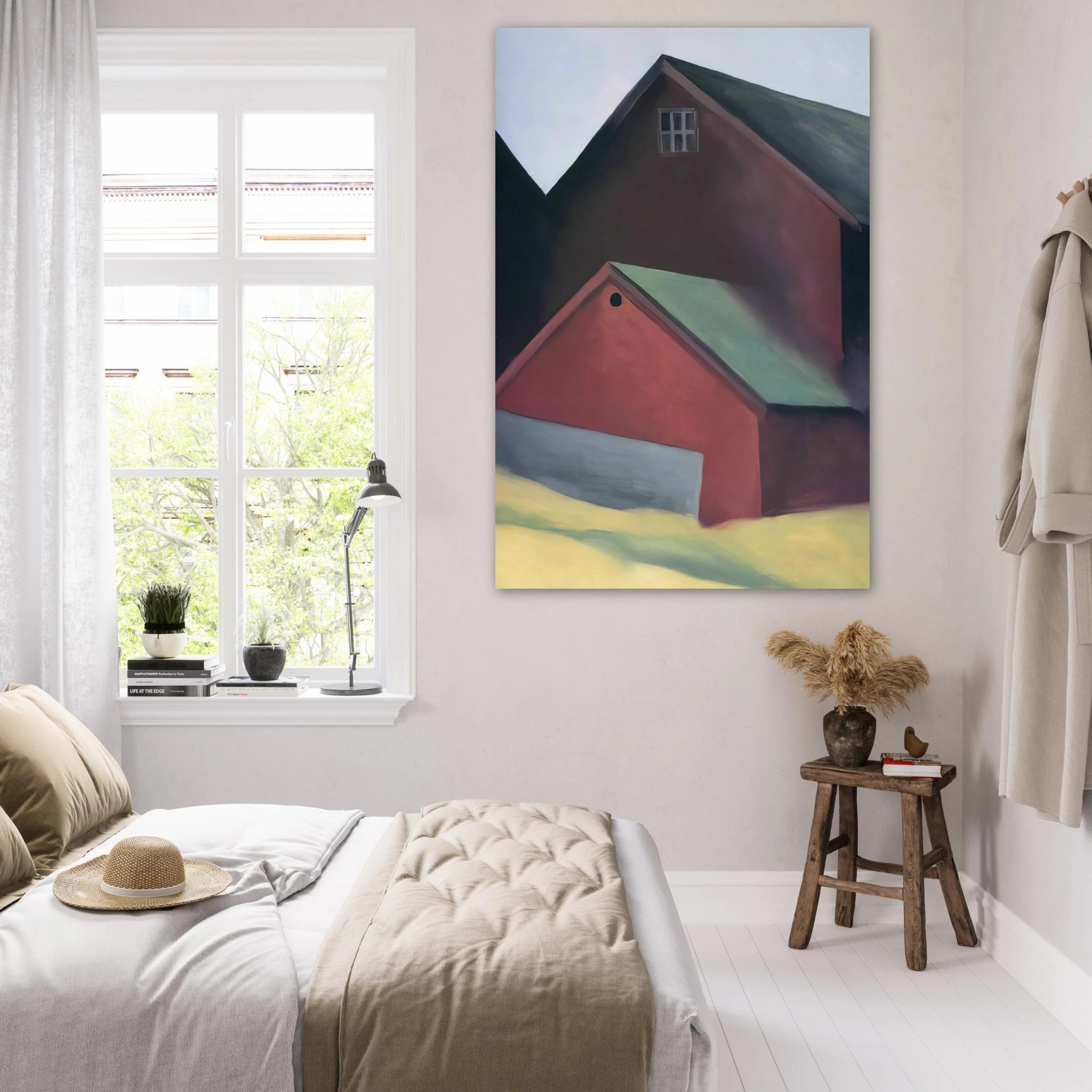 Ends Of Barns Poster | Georgia O'Keeffe Poster | Georgia O Keeffe Prints