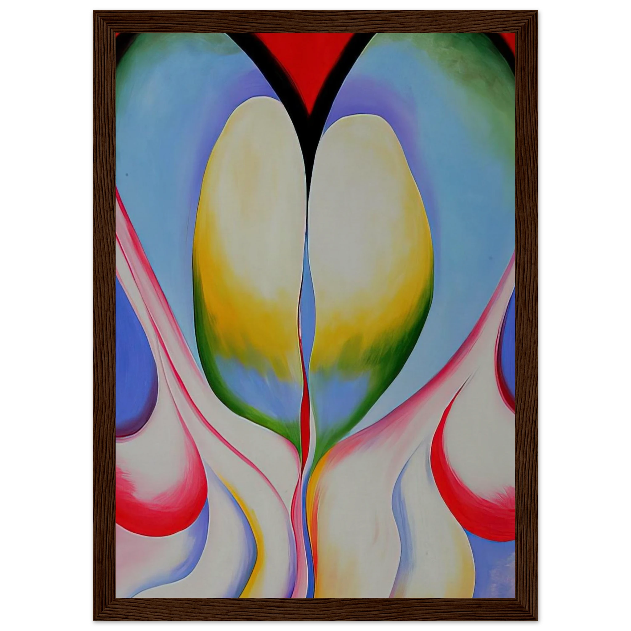 Series 1, No. 8 Framed Poster | Georgia O'Keeffe Framed Prints Wall Art | Georgia O Keeffe Prints