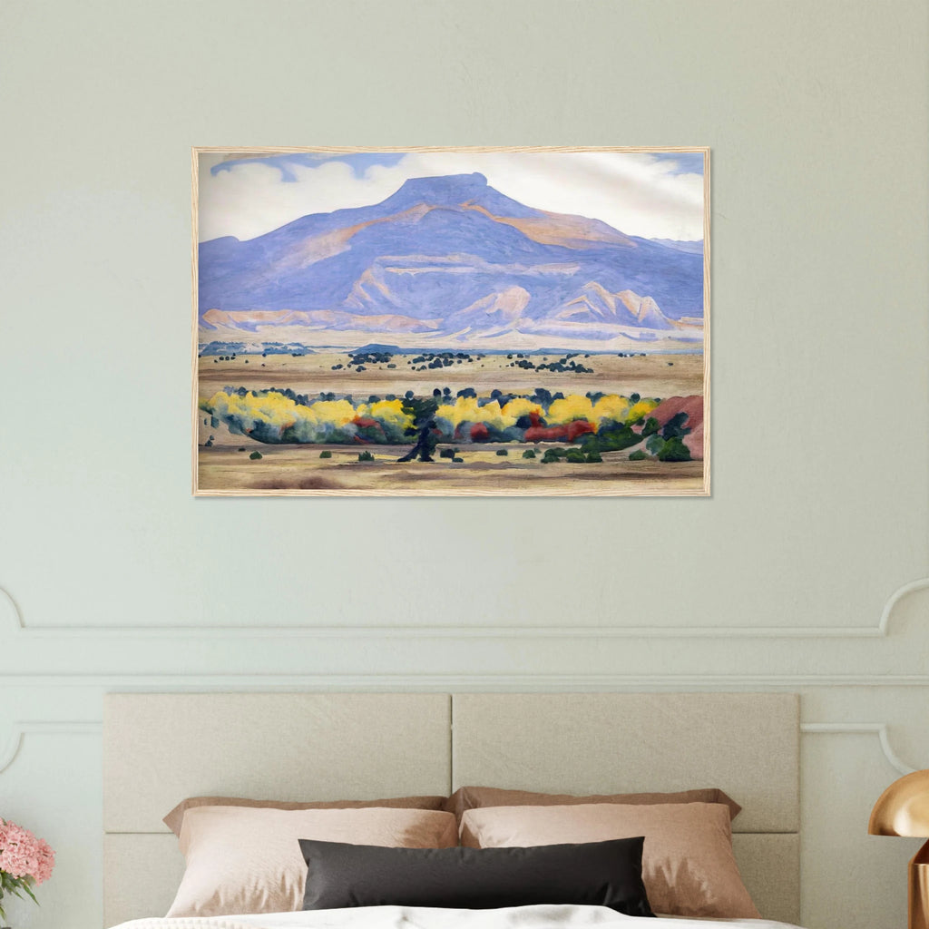Pedernal Framed Poster | Georgia O'Keeffe Framed Prints Wall Art | Georgia O Keeffe Prints