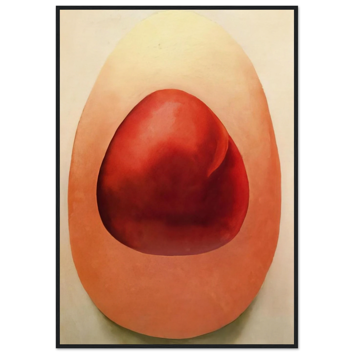 Red and Pink Rocks Framed Poster | Georgia O'Keeffe Framed Prints Wall Art | Georgia O Keeffe Prints