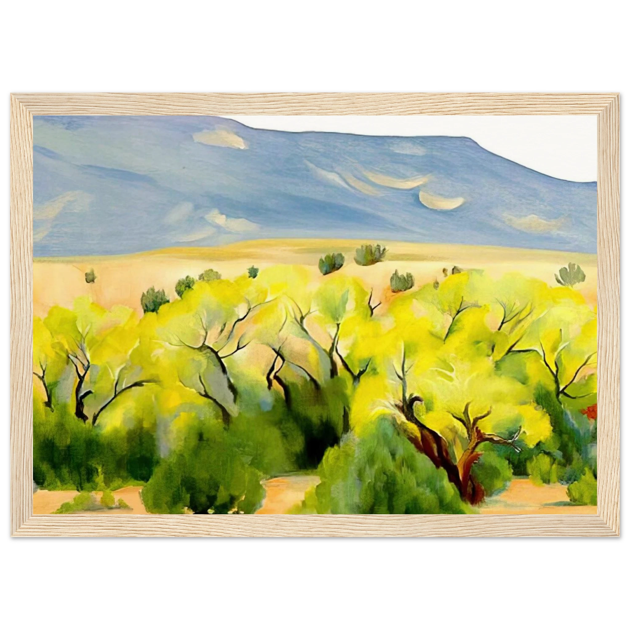 Cottonwood III Framed Poster | Georgia O'Keeffe Framed Prints Wall Art | Georgia O Keeffe Prints