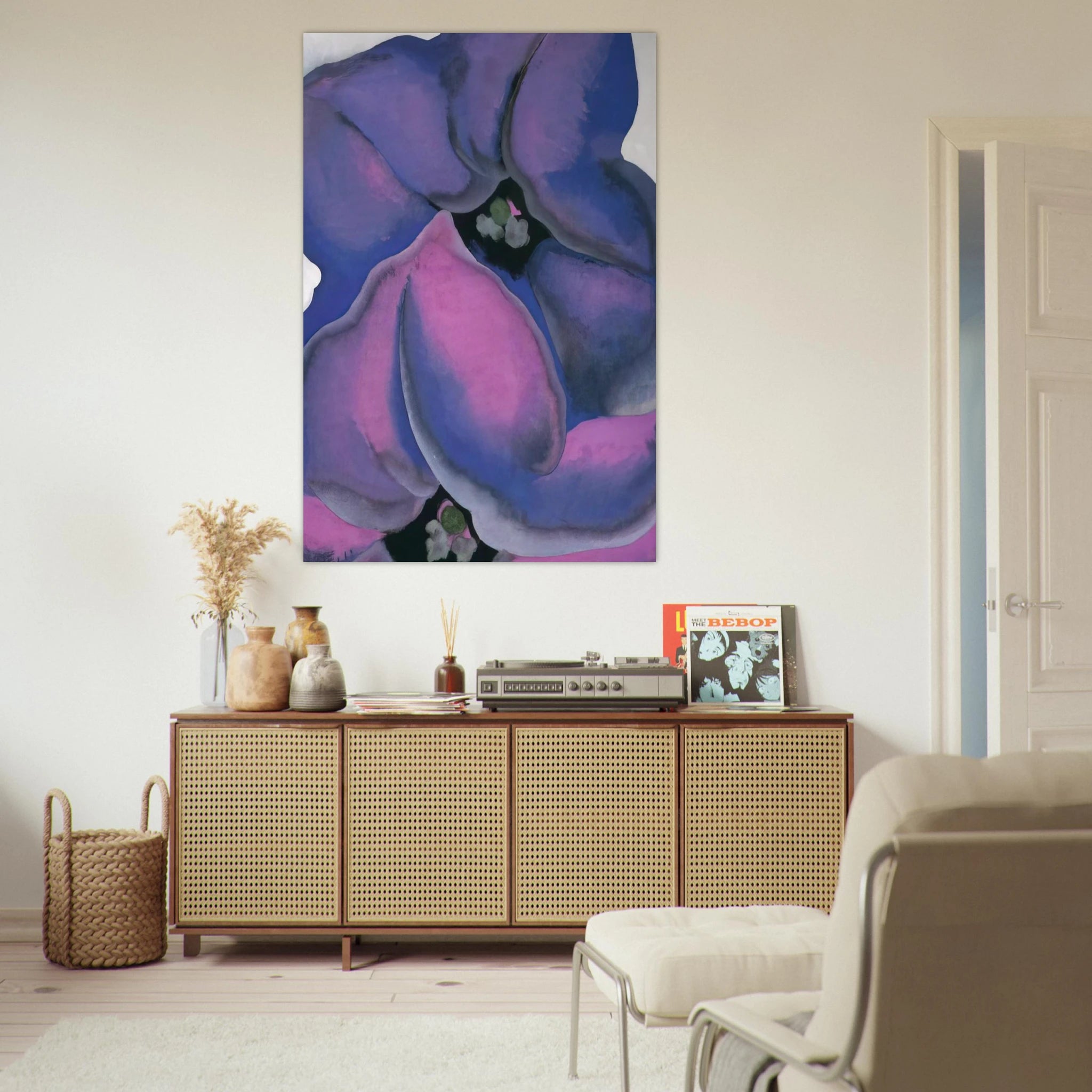 Purple Petunias Poster | Georgia O'Keeffe Poster | Georgia O Keeffe Prints