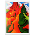 Melting Volcano Framed Poster | Georgia O'Keeffe Framed Prints Wall Art | Georgia O Keeffe Prints