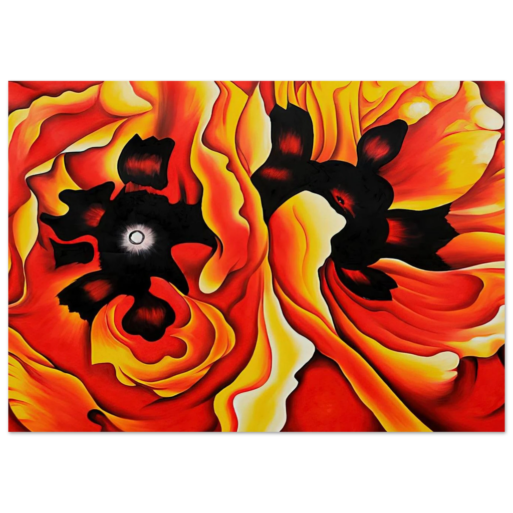 Oriental Poppies II Poster | Georgia O'Keeffe Poster | Georgia O Keeffe Prints